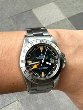 Thumbnail von Rolex Explorer II “Steve McQueen Orange Hand Freccione” Rare MK1 “Straight Second Hand” Full Set