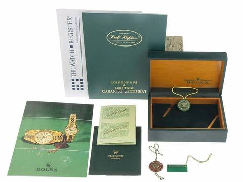  Rolex Oysterdate Precision Ref.6694 1975 Box&Beschreibung sehr gut Vintage Oysterdate Precision open 6/9 
