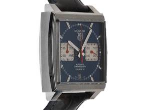 Thumbnail von TAG Heuer Monaco Calibre 12 Ref.CAW2111.FC06183 2012 Full Set wie Neu Vintage Monaco Krokoleder Faltschließe