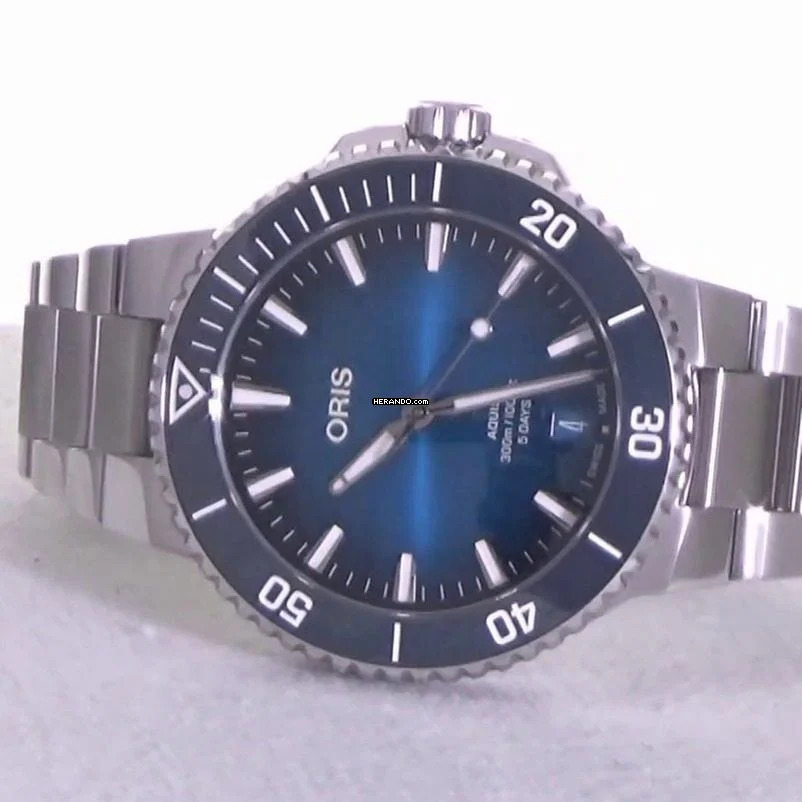 Oris Aquis Date 400 7790 4135-07 8 23 Aquis Date Calibre 01 02peb NEW FULL SET