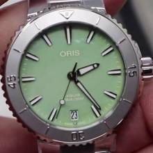 Thumbnail von Oris Aquis Date Lady 01 05p Green NEW FULL SET
