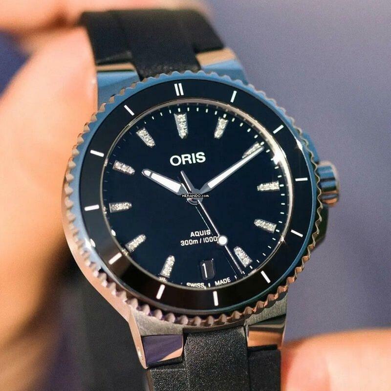 Oris Aquis Date 01 733 7792 4154-07 4 19 64fc Aquis Date Automatic NEW FULL SET