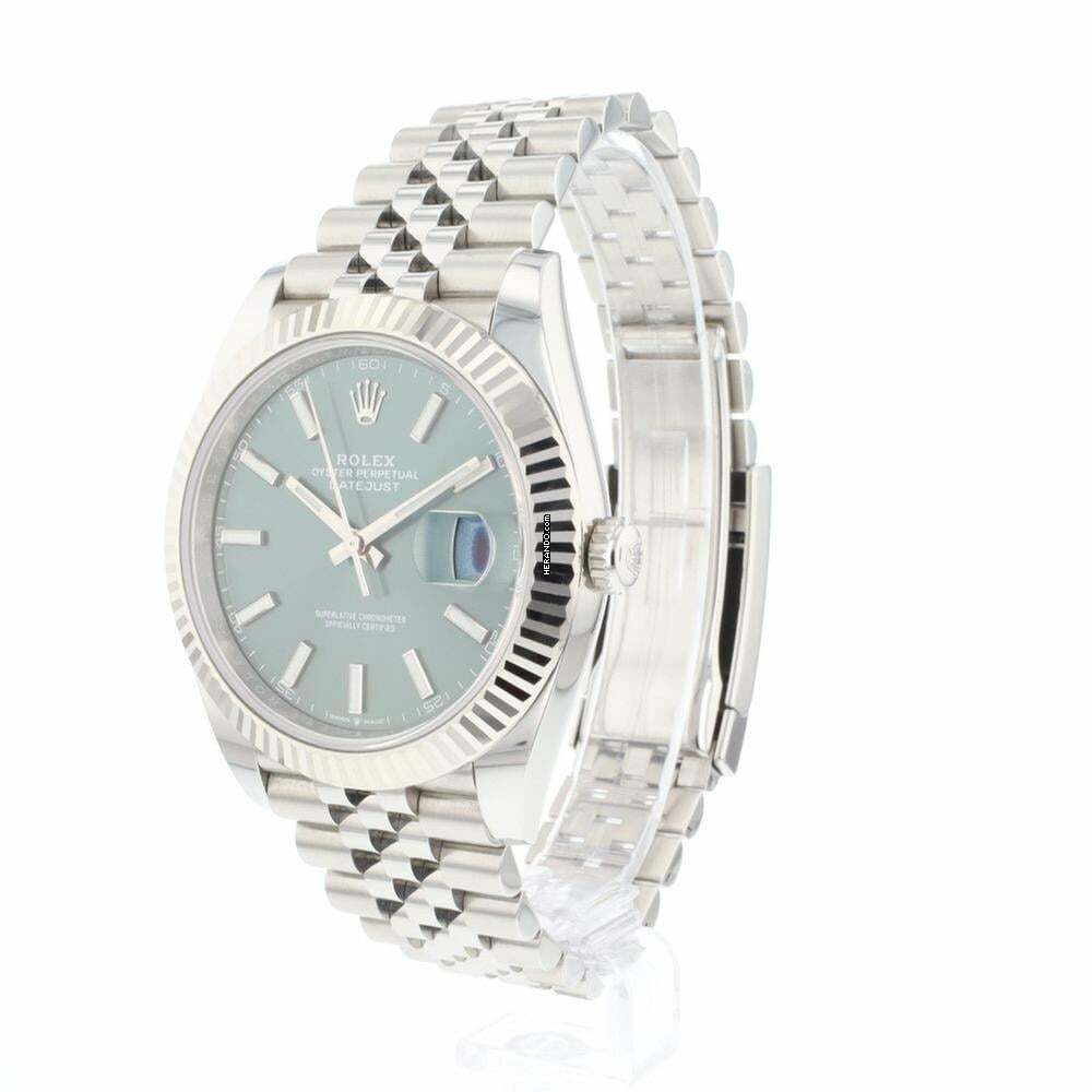 Rolex Datejust 41 Jubilee Mint Green Dial NEW '25