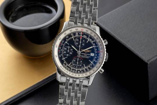  Breitling Navitimer Heritage Chronograph Automatik Stahl Ref. A1332412/BF27 Papiere 2020 