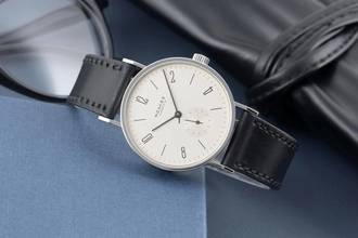 Thumbnail von NOMOS Tangente Stahl Handaufzug Ref. 101 Box und Papiere 1993