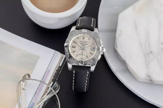  Breitling Galactic 36 Edelstahl Automatik Herrenuhr Ref. A37330 Klassiker 