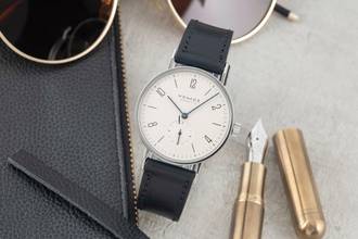 Thumbnail von NOMOS Tangente EXPO 2000 Stahl Handaufzug limited Box und Papiere 1998