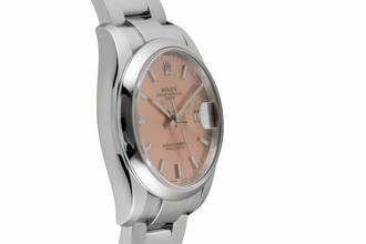 Thumbnail von Rolex Oyster Perpetual Date 34 Salmon Dial Oyster Edelstahl Automatik Herrenuhr Ref. 115200