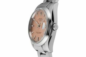 Thumbnail von Rolex Oyster Perpetual Date 34 Salmon Dial Oyster Edelstahl Automatik Herrenuhr Ref. 115200