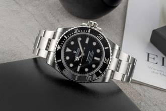 Thumbnail von Rolex Submariner (No Date) Edelstahl Automatik Herrenuhr Ref. 124060 B&P 2020