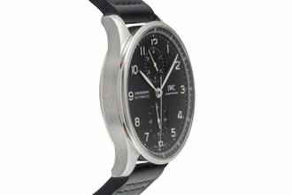 Thumbnail von IWC Portugieser Chronograph Automatik Stahl Ref. IW371609 B&P 2020