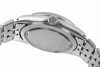 Thumbnail von Tudor Prince Date Day Black Dial Edelstahl Automatik Ref. 76200 Papiere