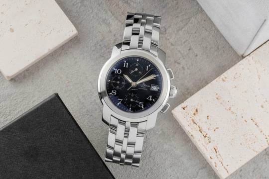  Baume & Mercier Capeland Chronograph Edelstahl Ref. MV045216 B&P 