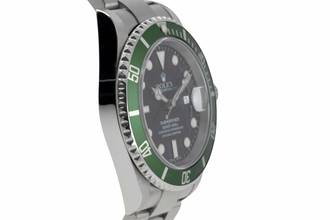 Thumbnail von Rolex Submariner Date Kermit Automatik Herrenuhr Swiss Made Dial Ref. 16610LV
