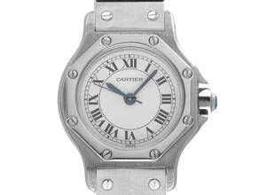 Thumbnail von Cartier Santos Octagon PM kleines Modell Ref.187903 1992 Full Set sehr gut Vintage Santos Octagon PM kleines Modell Automatic