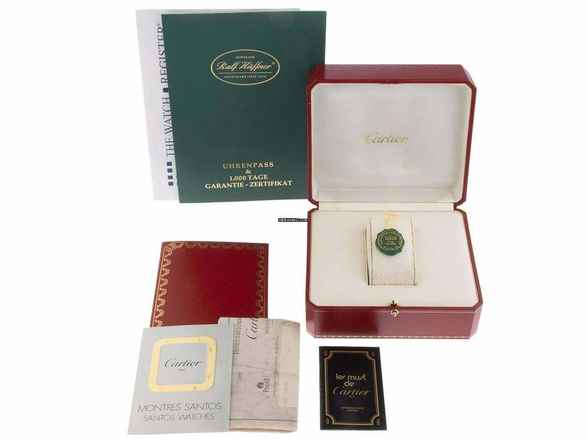  Cartier Santos Octagon PM kleines Modell Ref.187903 1992 Full Set sehr gut Vintage Santos Octagon PM kleines Modell Automatic 