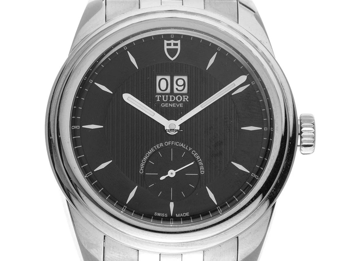 Tudor Glamour Day Date Ref.M57100-0003 2022 Full Set wie Neu Vintage Glamour Double Date