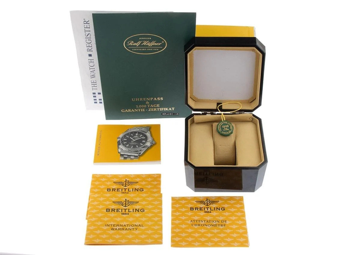 Breitling Windrider Ref.B10350 2004 Full Set sehr gut Vintage Windrider