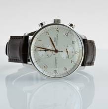 Thumbnail von IWC Portugieser Chronograph Portuguese IW3714 Chronograph silver dial 2008 Full Set