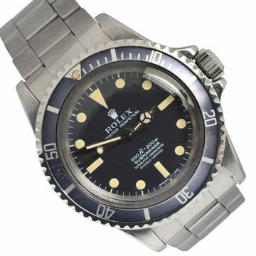  Rolex Submariner (No Date) 5512 Serif 4 Lines dial 1970's Full Set 