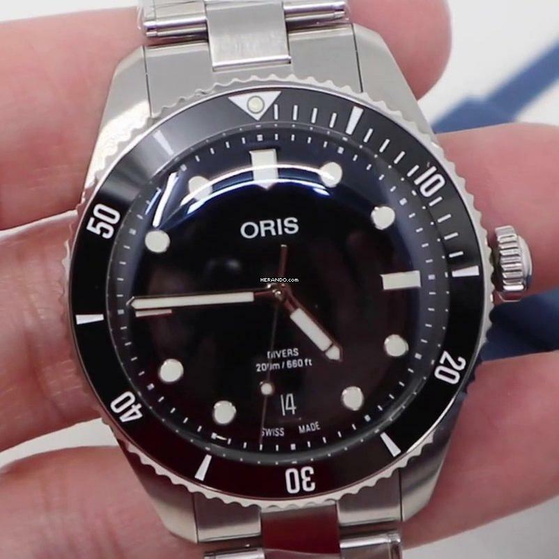 Oris Divers Date 39mm 01 733 NEW FULL SET