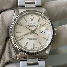 Thumbnail von Rolex Datejust 36 16234 Soleil silver dial 2002 Full Set
