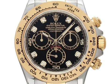  Rolex Daytona Ref.116503 2017 Full Set LC 100 wie Neu Vintage Daytona Diamanten 