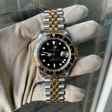 Thumbnail von Rolex GMT-Master II 16713 black Tritium dial 1992 Full Set