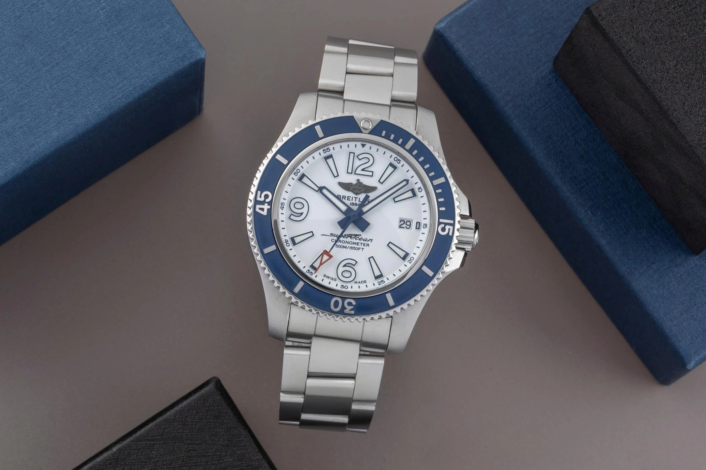 Breitling Superocean 42 Edelstahl Automatik Herrenuhr Ref. A17366