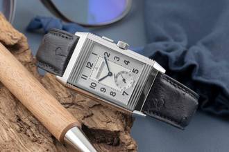 Thumbnail von Jaeger-LeCoultre Reverso Duoface Night & Day Herrenuhr Ref. Q2718410 B&P 2012