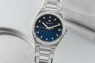 Thumbnail von Zenith Defy Midnight Stahl Automatik Damenuhr Ref.16.9200.670/01.MI001 B&P