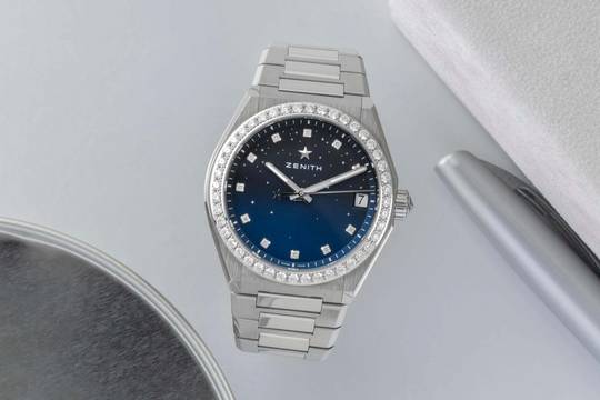  Zenith Defy Midnight Stahl Automatik Damenuhr Ref.16.9200.670/01.MI001 B&P 