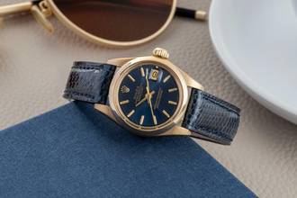 Thumbnail von Rolex Lady-Datejust 18k (0,750) Gold Automatik Damenuhr Ref. 6916 Klassiker