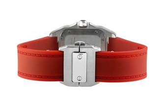 Thumbnail von Cartier Santos 100 Medium Automatik Edelstahl Herrenuhr Ref. W20106X8