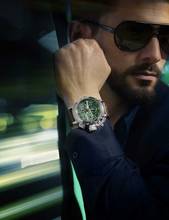 Thumbnail von U-Boat Chimera 9591 Herrenuhr Chimera 46mm Chrono SS grün Automatik 10ATM