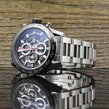  TAG Heuer Carrera Calibre HEUER 01 Skeleton Automatik CAR2A1W B&P 