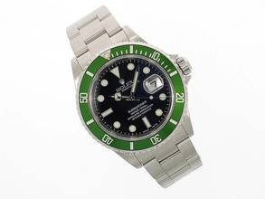 Thumbnail von Rolex Submariner Date Kermit - Flat4 - F Serie - MK1 - Full Set
