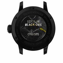 Thumbnail von Meistersinger Edition Black One Automatik Herrenuhr - Schwarz mit Gelb ED-PR-BLACK ONE