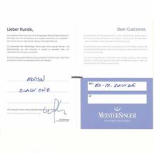 Thumbnail von Meistersinger Edition Black One Automatik Herrenuhr - Schwarz mit Gelb ED-PR-BLACK ONE