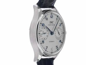 Thumbnail von IWC Portugieser Automatik Ref.IW501702 2025 Full Set Ungetragen Portugieser Automatic Krokoleder Faltschließe