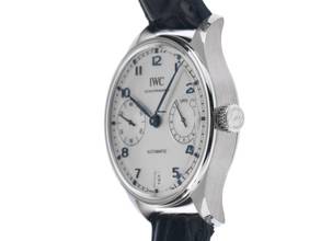 Thumbnail von IWC Portugieser Automatik Ref.IW501702 2025 Full Set Ungetragen Portugieser Automatic Krokoleder Faltschließe