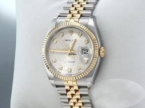 Thumbnail von Rolex Datejust 36 36mm 116233 2016 Diamanten Stahl Gelbgold 750 Automatik