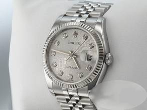 Thumbnail von Rolex Datejust 36 36mm 116234 2014 Stahl Weissgold 750 Diamanten Automatik Stainless Steel 18kt White Gold Jubilé-band Chronometer Oyster