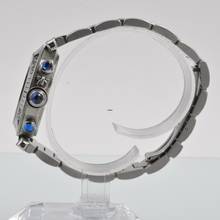 Thumbnail von Cartier Pasha 1352 chronograph 35MM Gray dial quartz year 1999