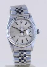 Thumbnail von Rolex Datejust 36 16014 silver Stick dial Jubiléband Stahl Weißgold 1978