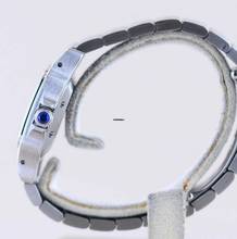 Thumbnail von Cartier Santos Galbée De Cartier Galbée Stahl silver roman dial Klassik Automatik Lady B+P