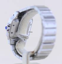 Thumbnail von Cartier Santos Galbée De Cartier Galbée Stahl silver roman dial Klassik Automatik Lady B+P