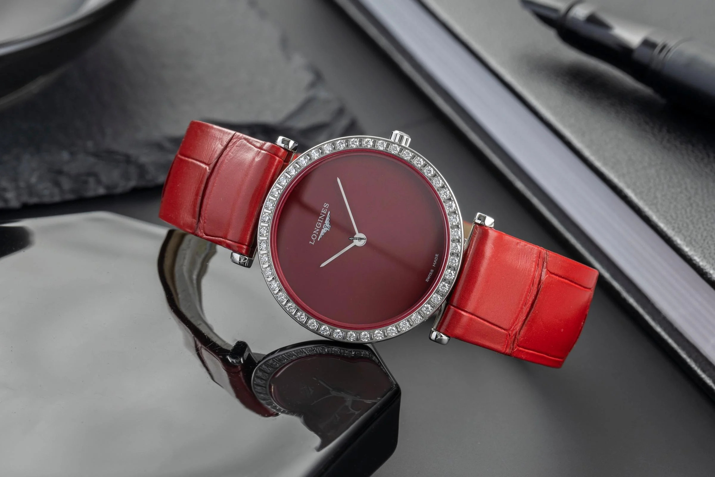 Longines La Grande Classique Stahl Diamanten Damen Ref. L4.523.0.91.2 B&P 2022