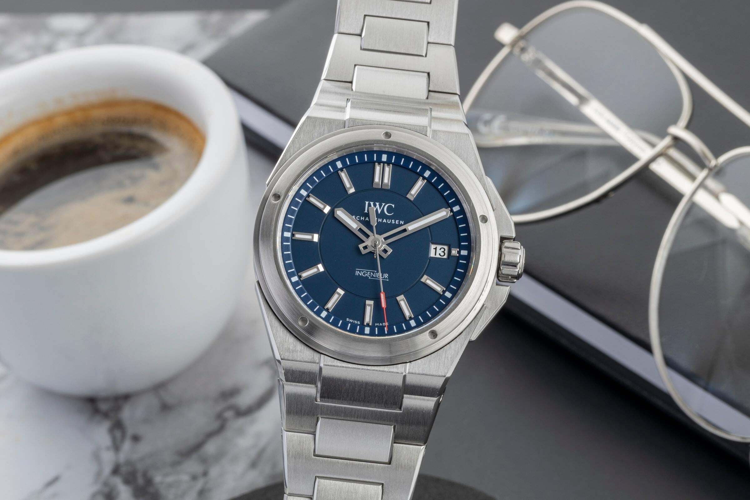 IWC Ingenieur Automatic Laureus Sport Automatik Edelstahl Limited Ref. IW323909 B&P 2015