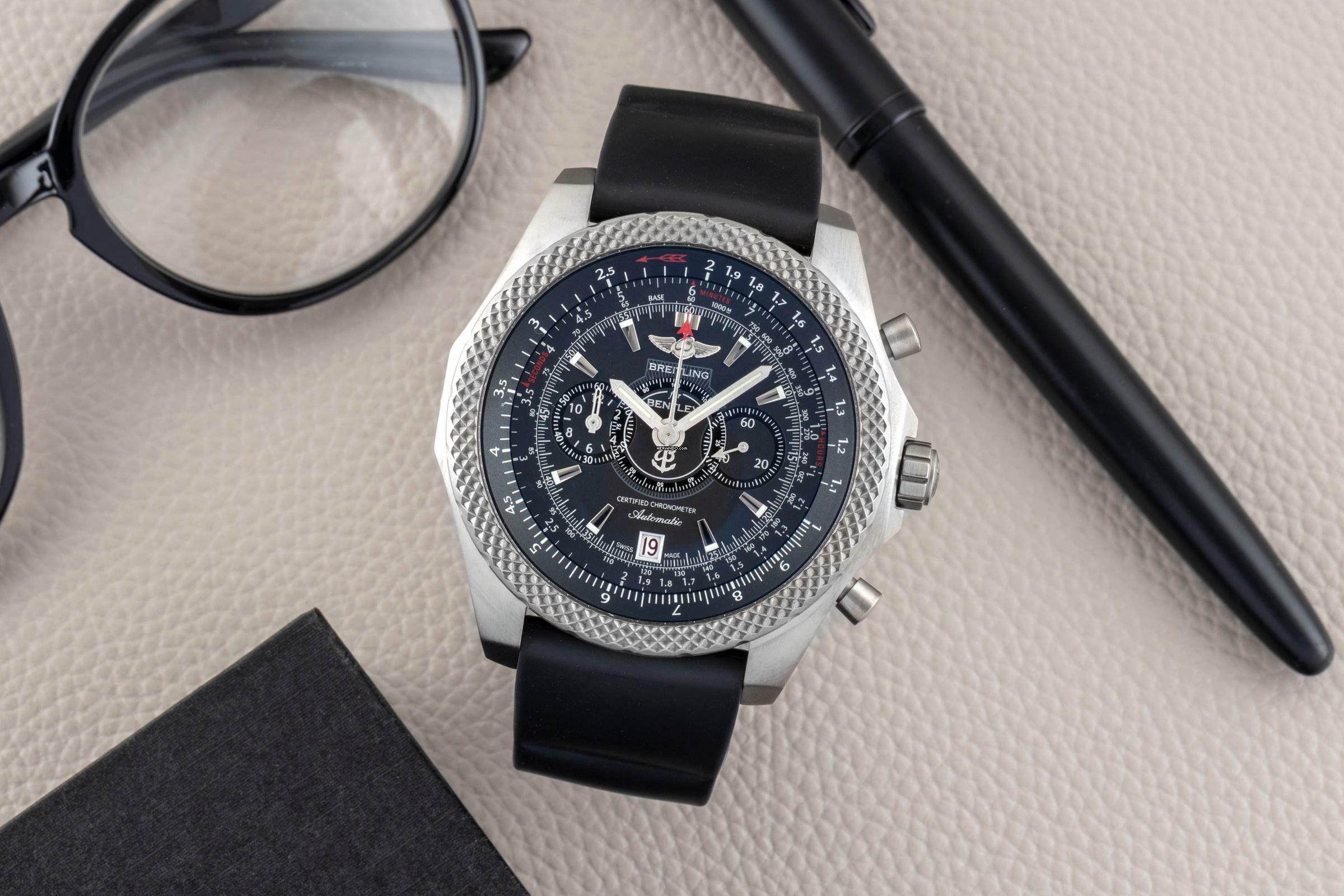 Breitling Bentley Supersports Light Body Titan Black Dial Chrono Ref. E27365